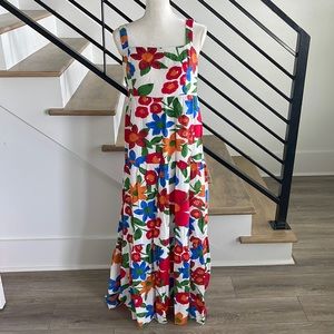 Skies are Blue Floral Maxi Dress Size Medium